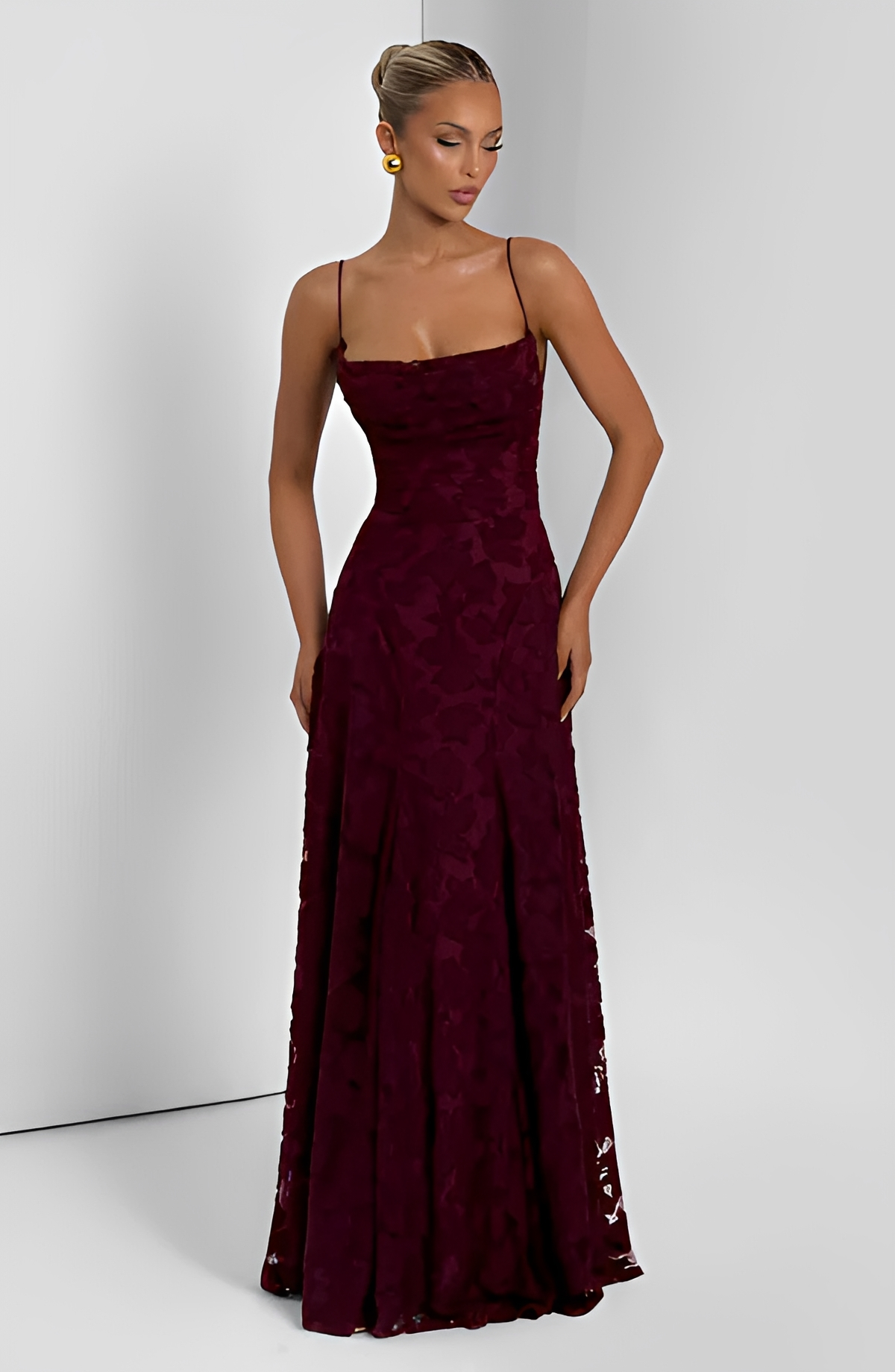 Francisa - Geschmeidiges und edles Maxikleid