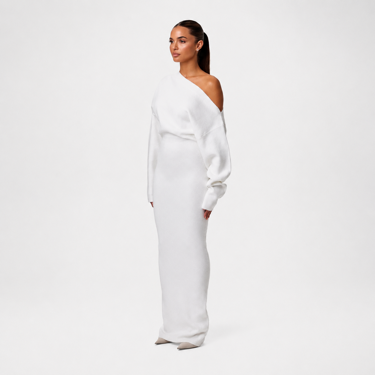 Tahlia - Schickes Maxikleid mit asymmetrischem Träger