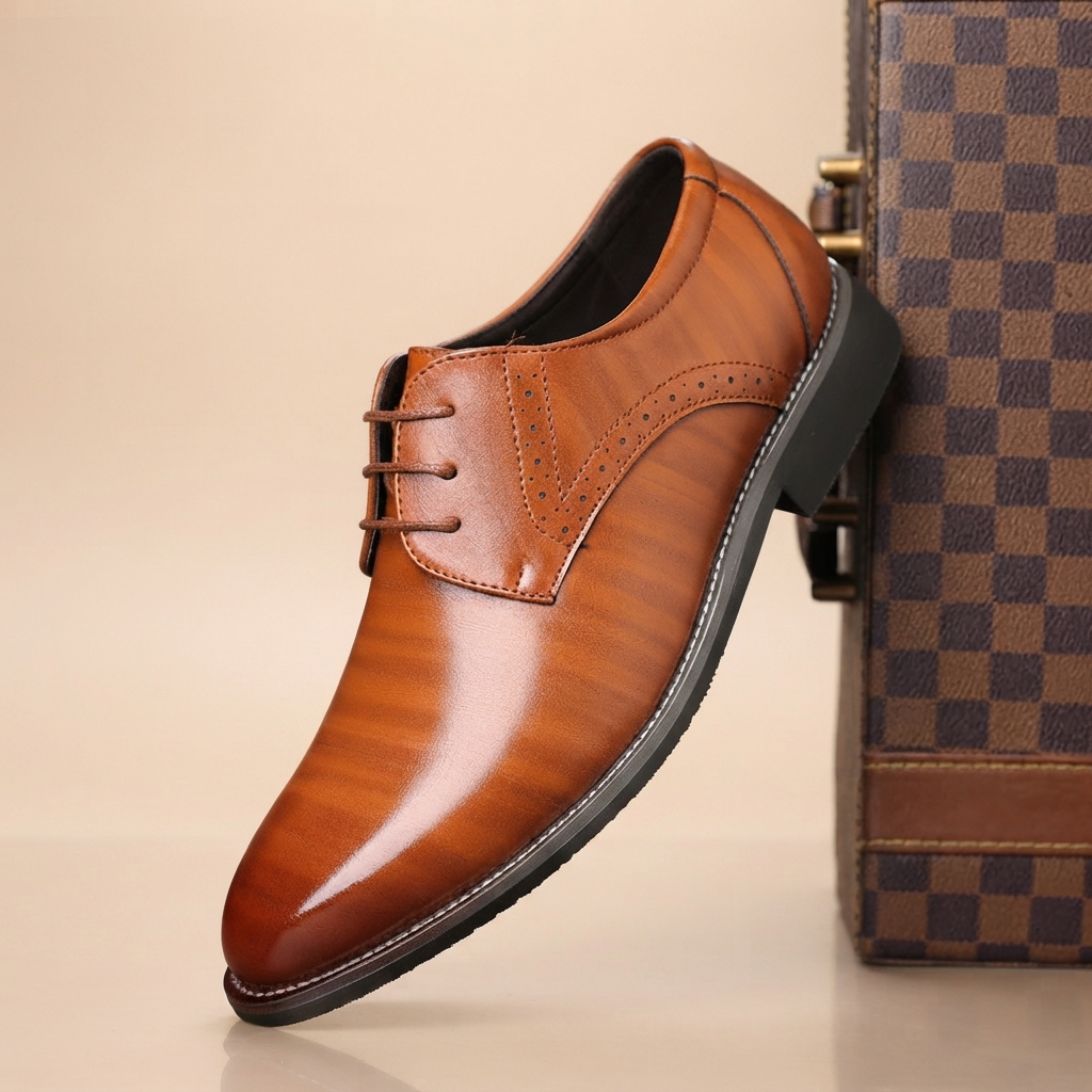 Tristan - Bequeme, formelle Schnürschuhe