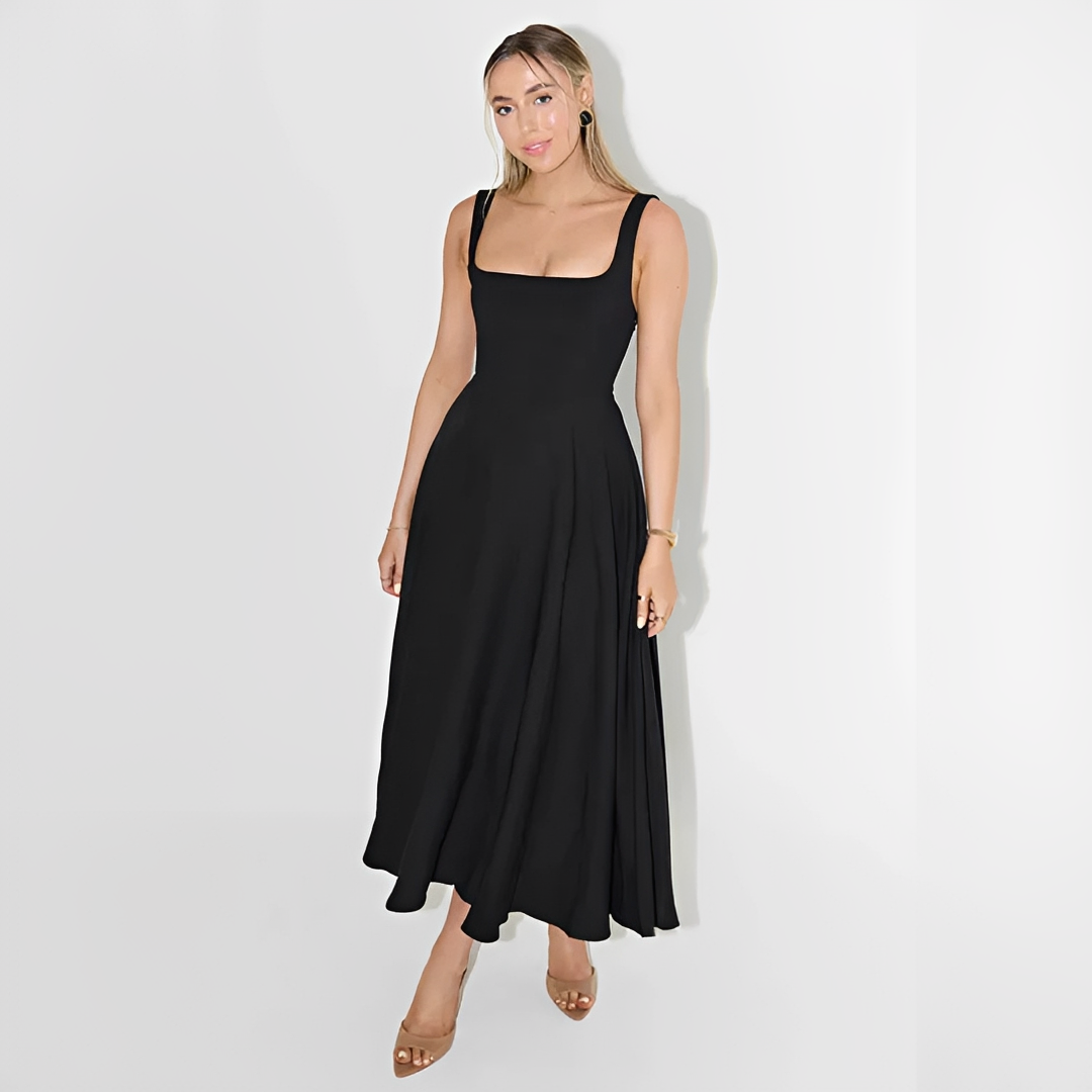 Yarabelle - Schickes Midi-Kleid mit Trägern