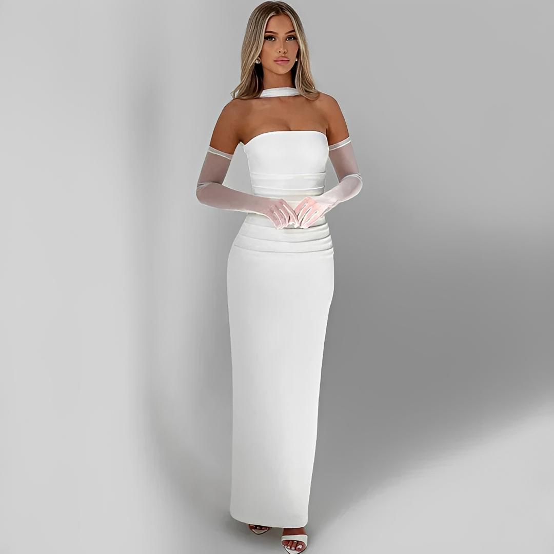 Carmila - Elegantes Schlauchoberteil Schlankes Kleid