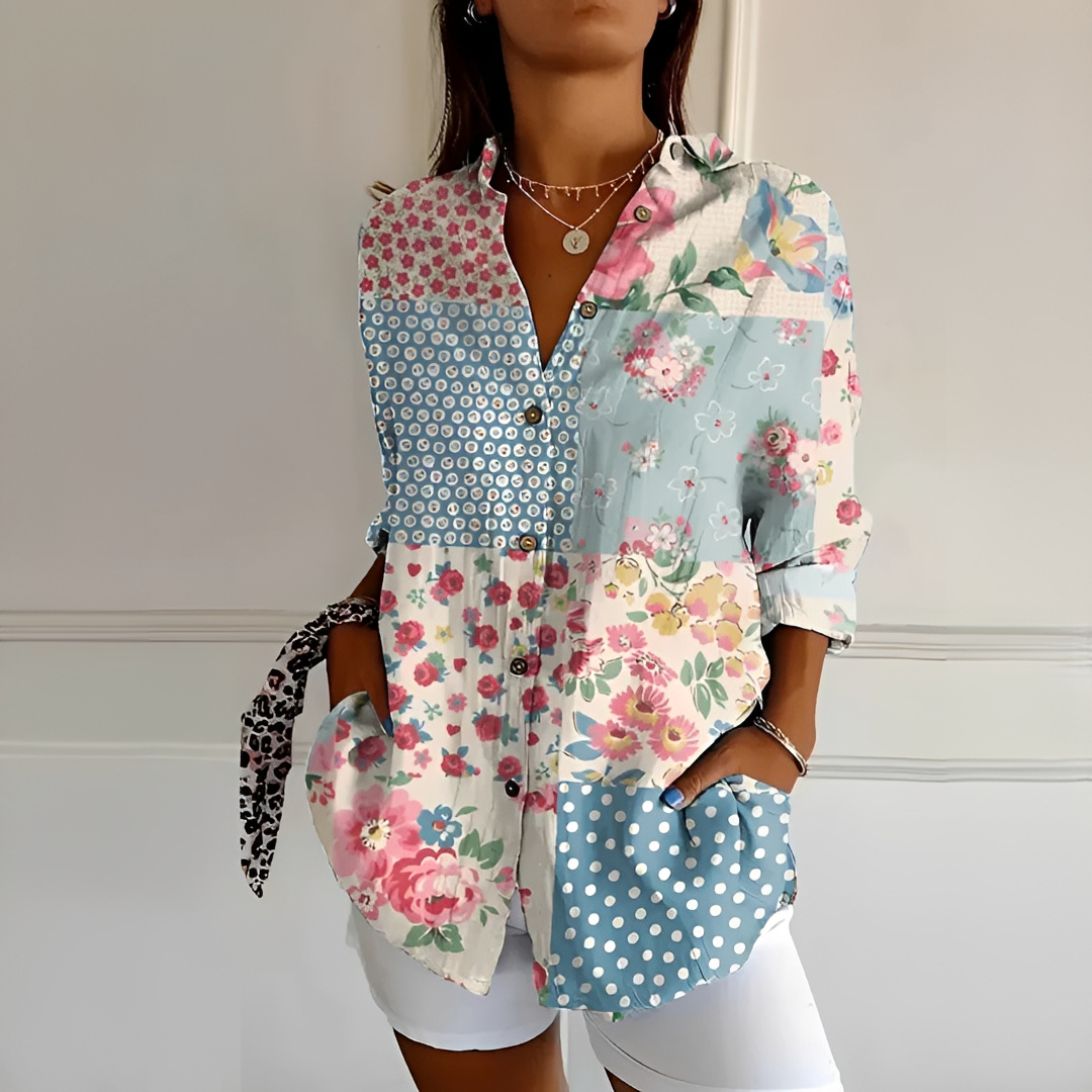 Eleanor - Stilvolle Bluse mit Knopfverschluss