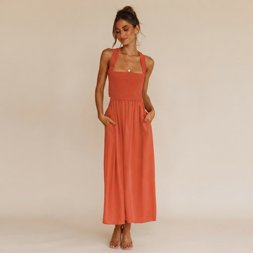 Lena - Schickes Midikleid mit quadratischem Ausschnitt