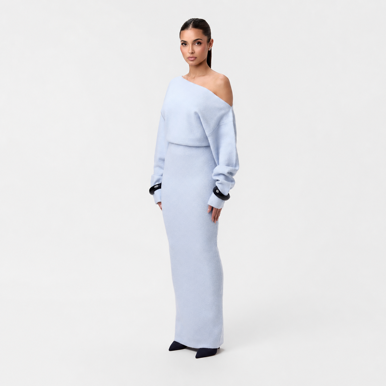Tahlia - Schickes Maxikleid mit asymmetrischem Träger
