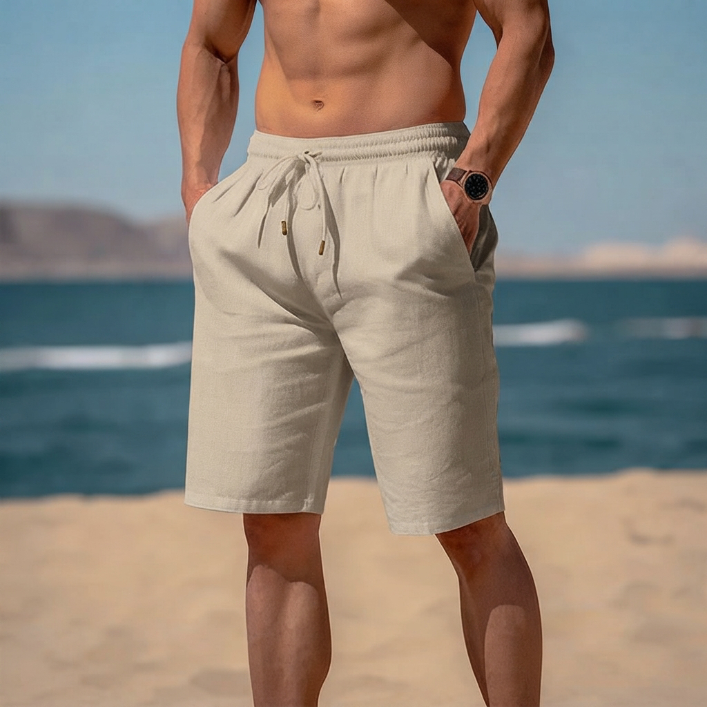 Junziem - Lässige Kordelzug-Shorts