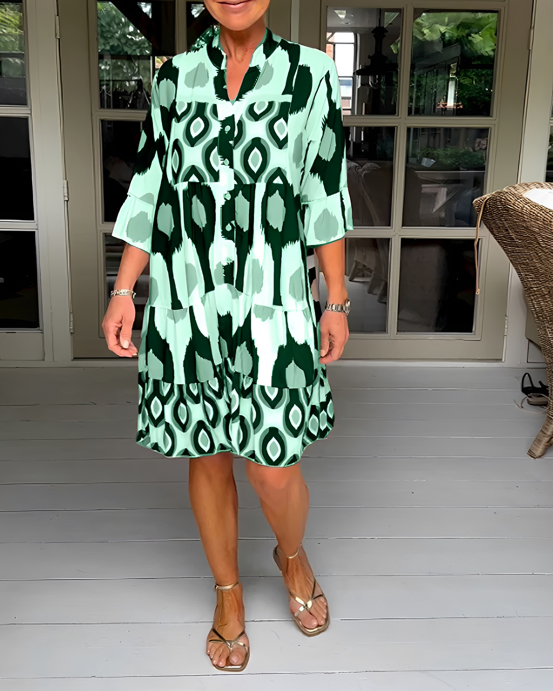 Faiza - Elegantes Lässiges Minikleid
