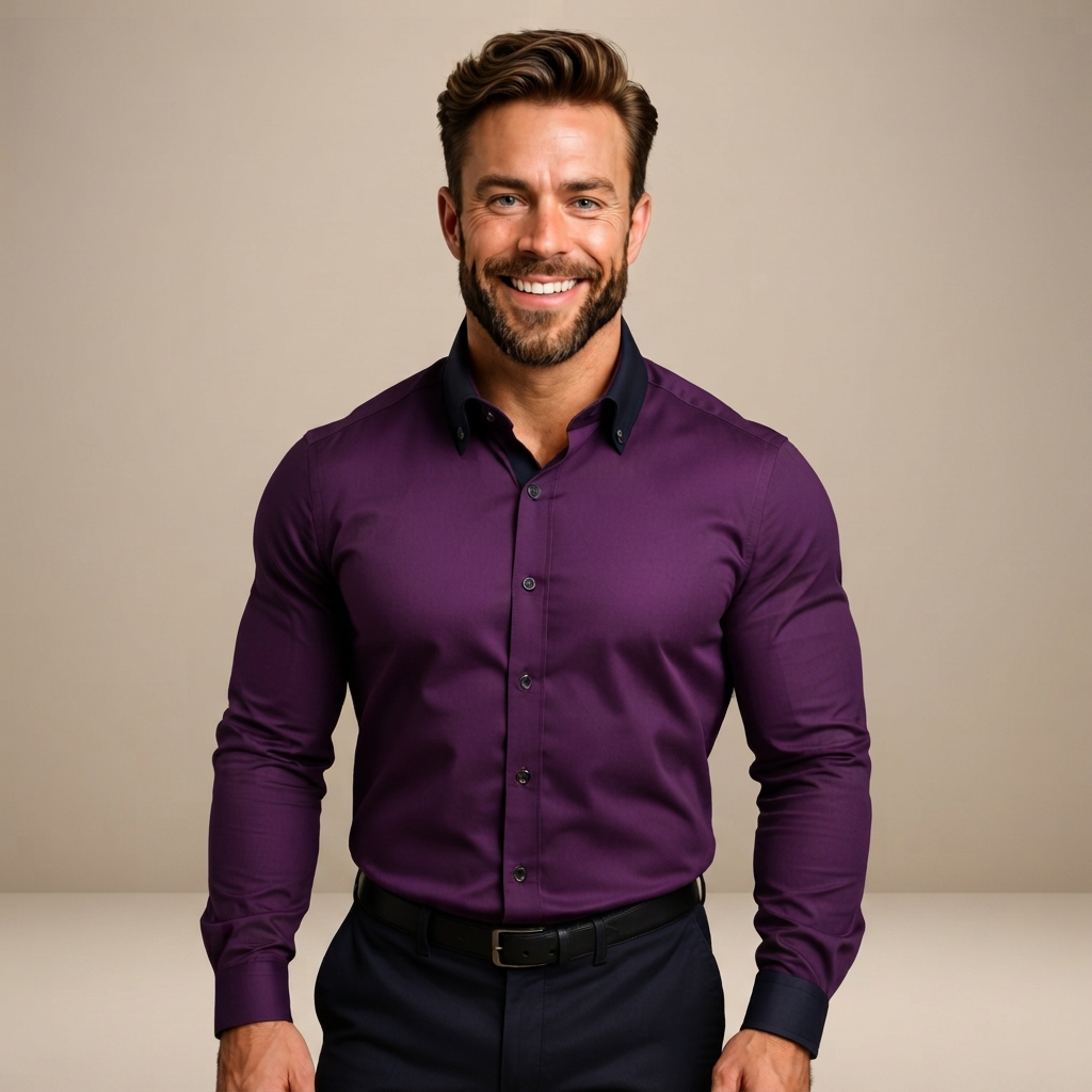 Giovanni - Anpassbares Poloshirt mit langen Ärmeln