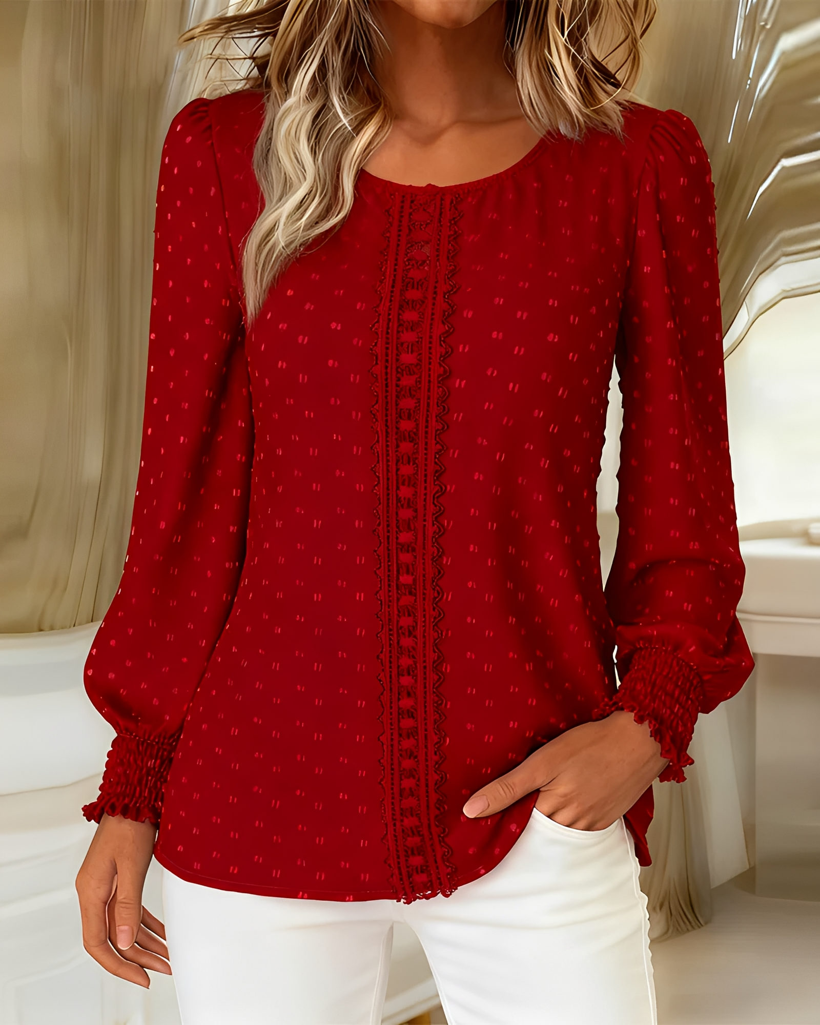 Chanita - Stilvolle Bluse mit Volants