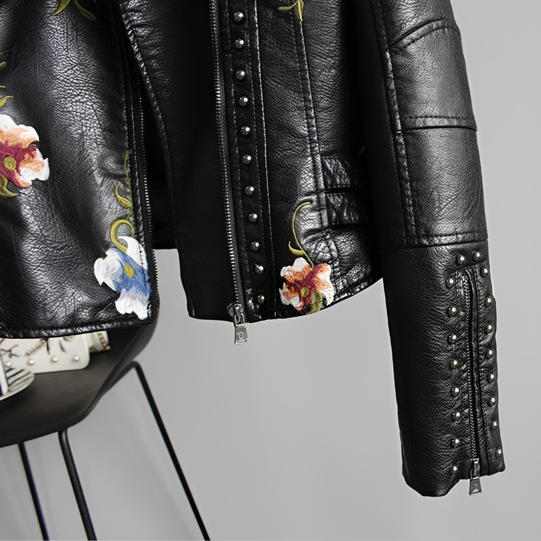 Zoey - Jacke im Retro-Stil mit Stickereien