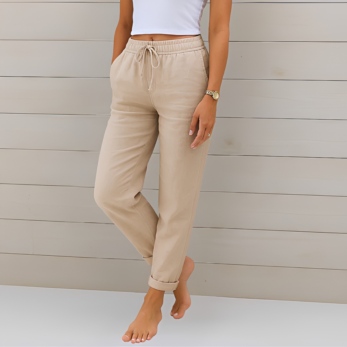 Audrey - Gemütliche Hosen mit Kordel