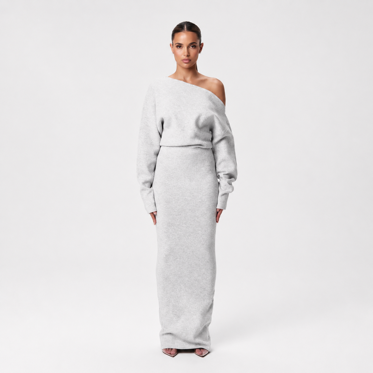 Tahlia - Schickes Maxikleid mit asymmetrischem Träger