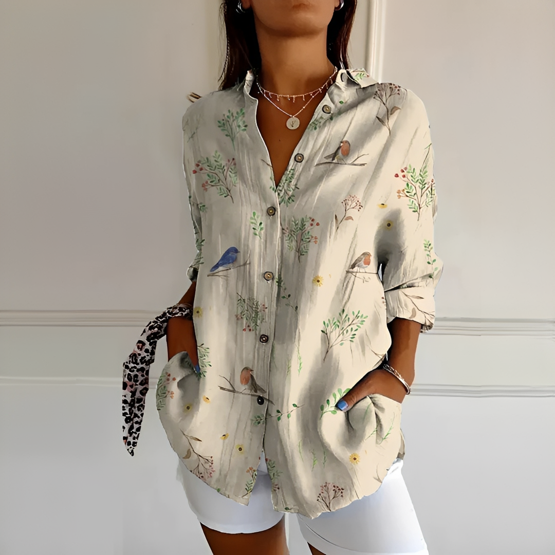 Eleanor - Stilvolle Bluse mit Knopfverschluss