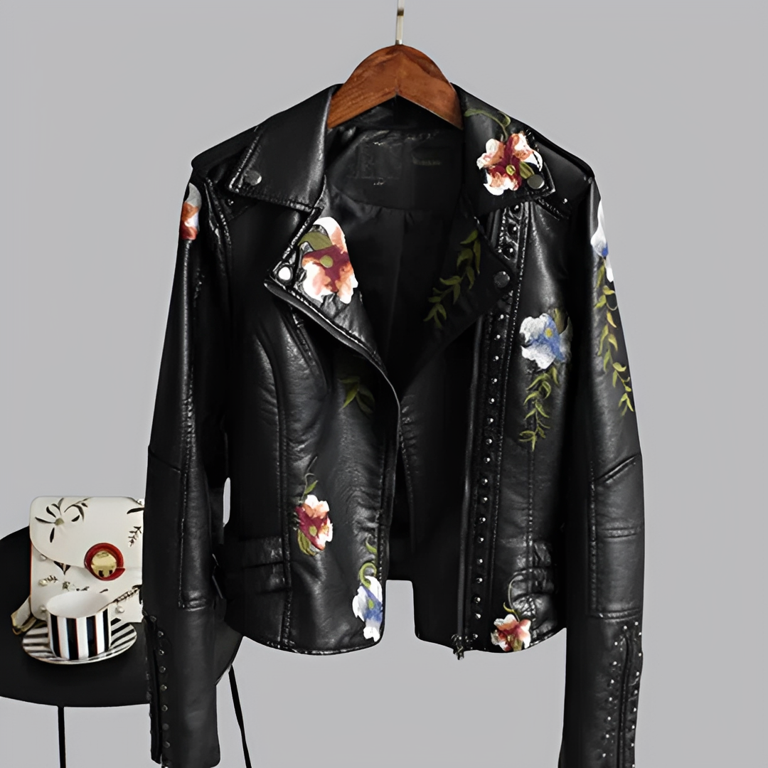 Zoey - Jacke im Retro-Stil mit Stickereien