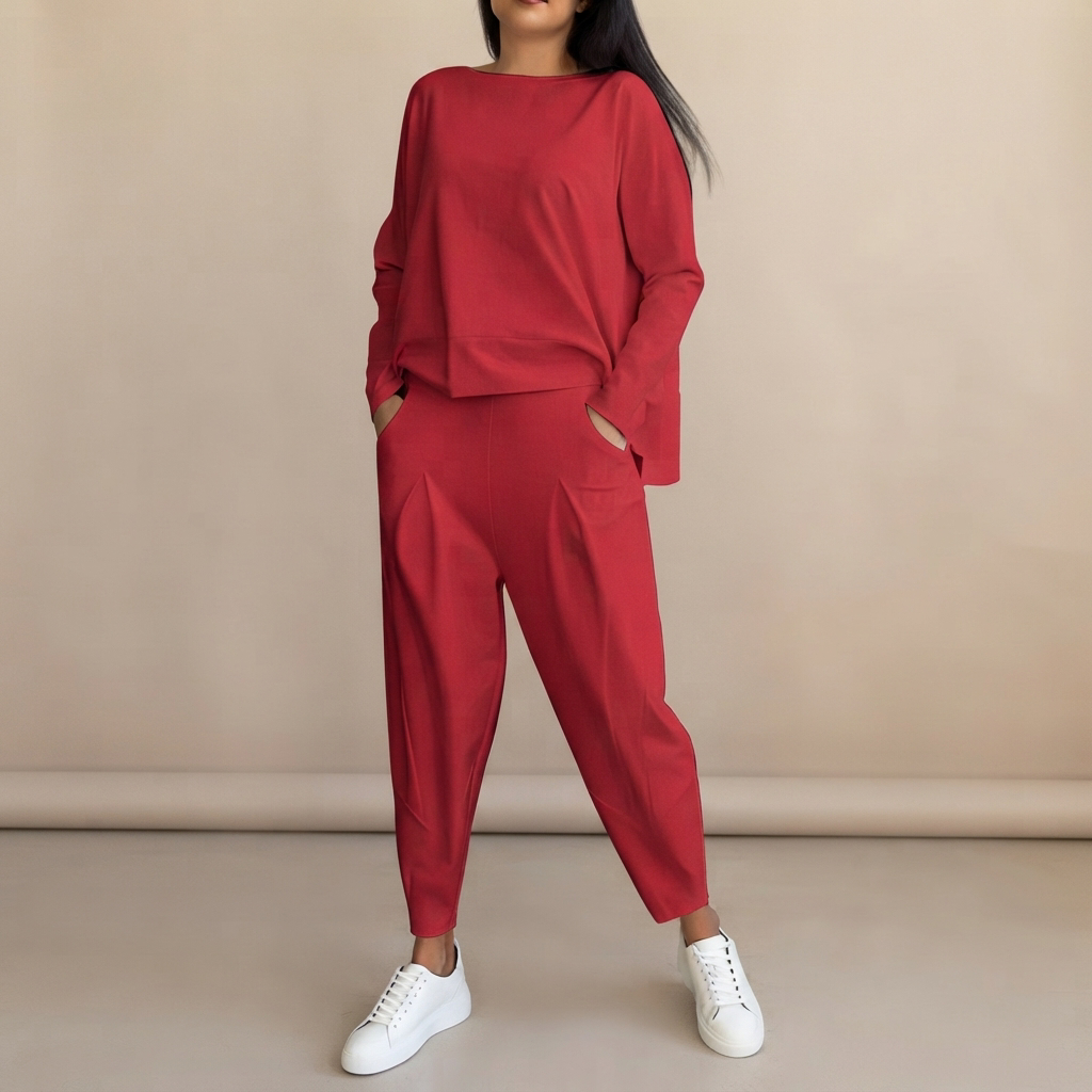 Emilyn - Bequemes Set mit lockerer Hose
