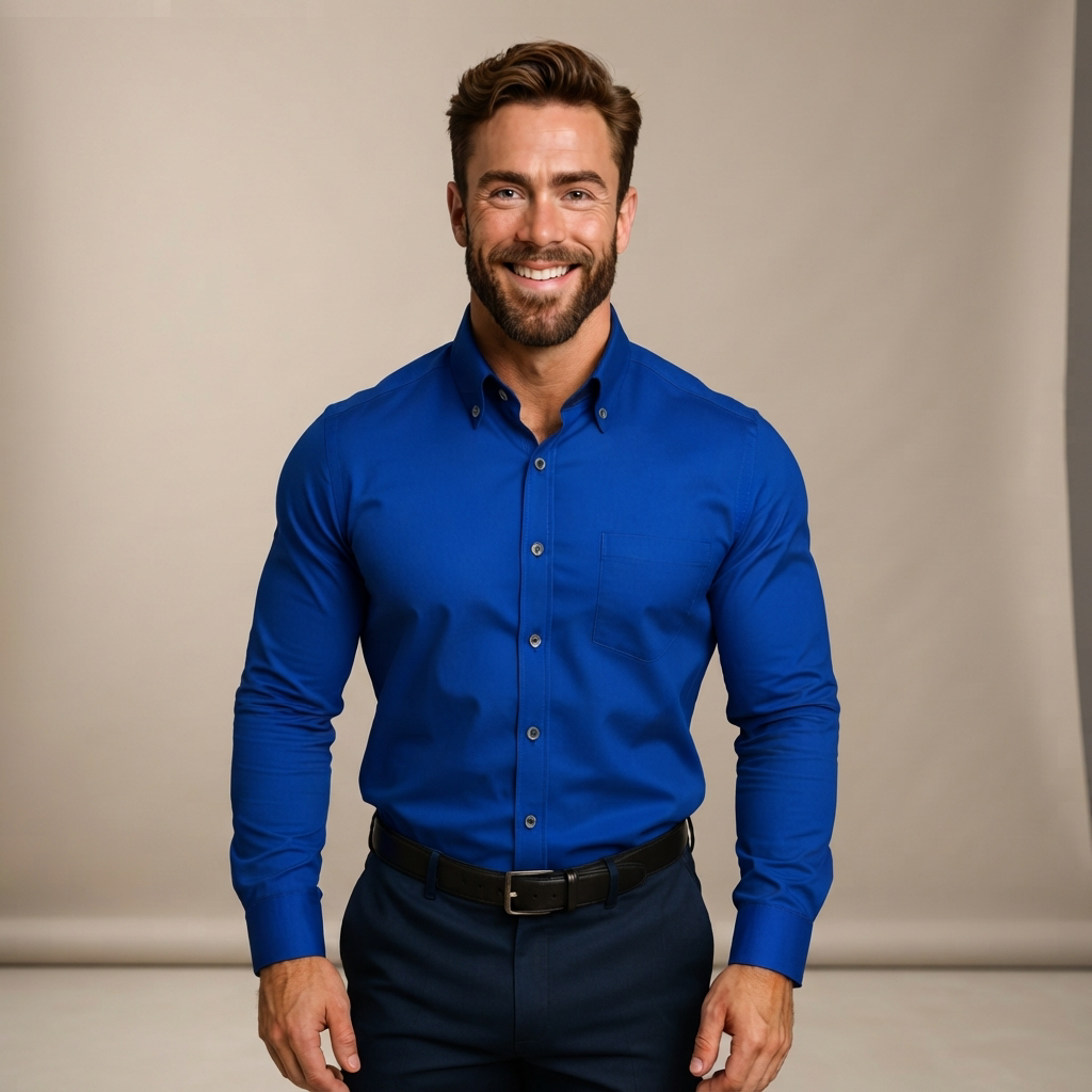 Giovanni - Anpassbares Poloshirt mit langen Ärmeln