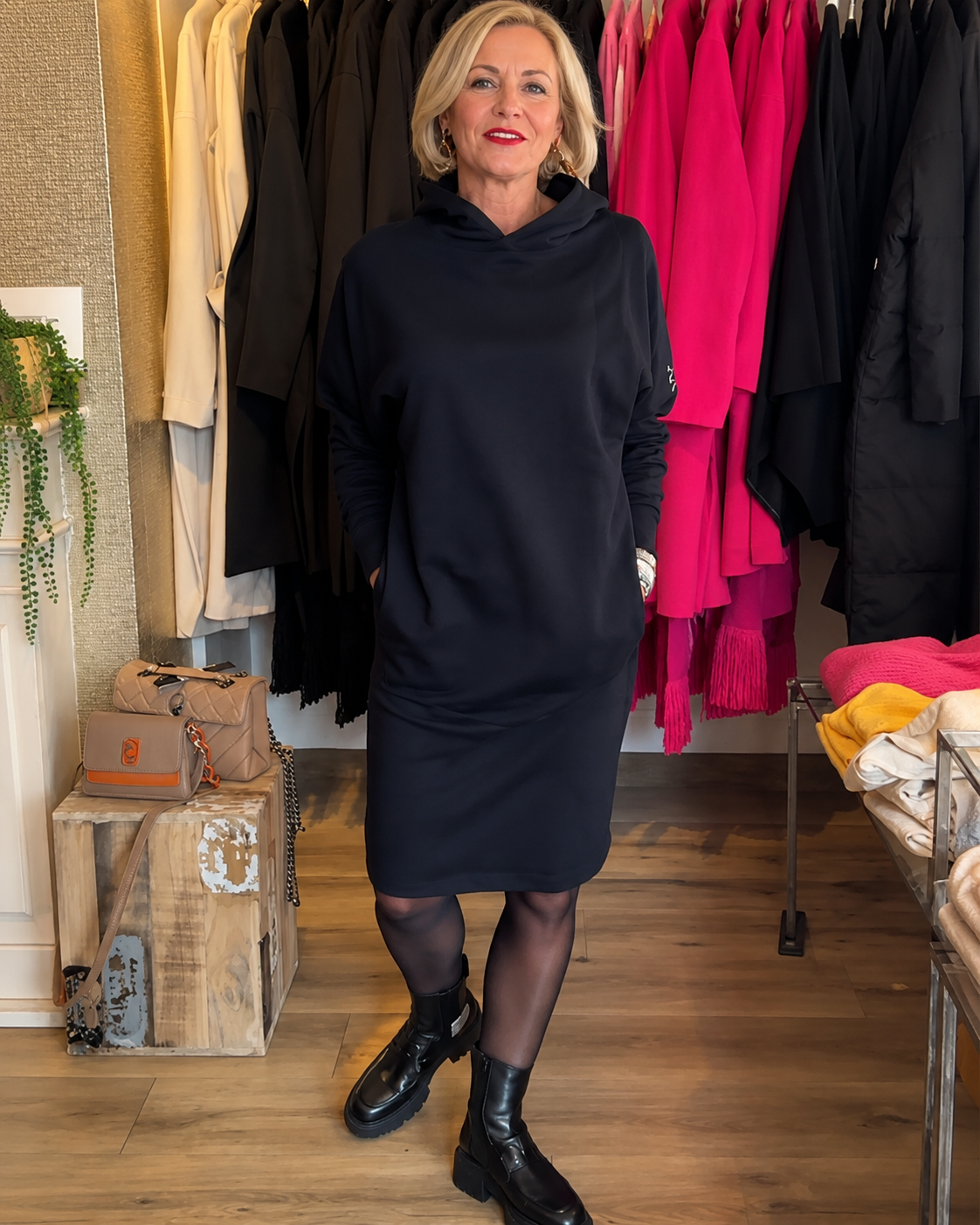 Annette - Schickes Hoodie-Kleid