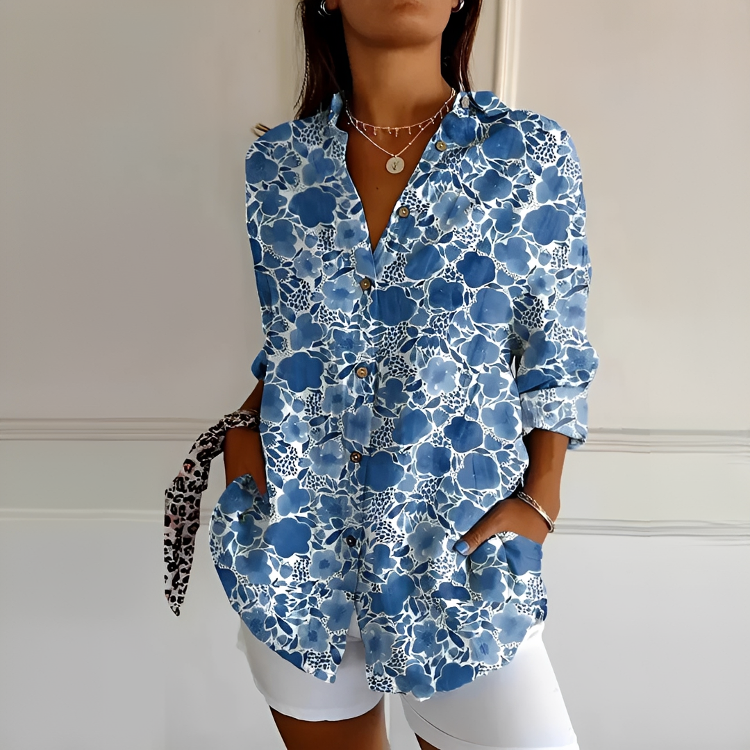 Eleanor - Stilvolle Bluse mit Knopfverschluss