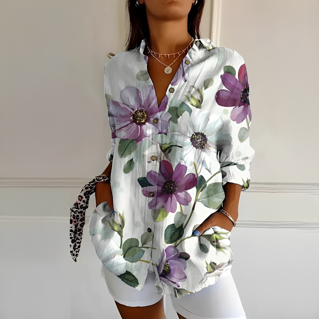 Eleanor - Stilvolle Bluse mit Knopfverschluss