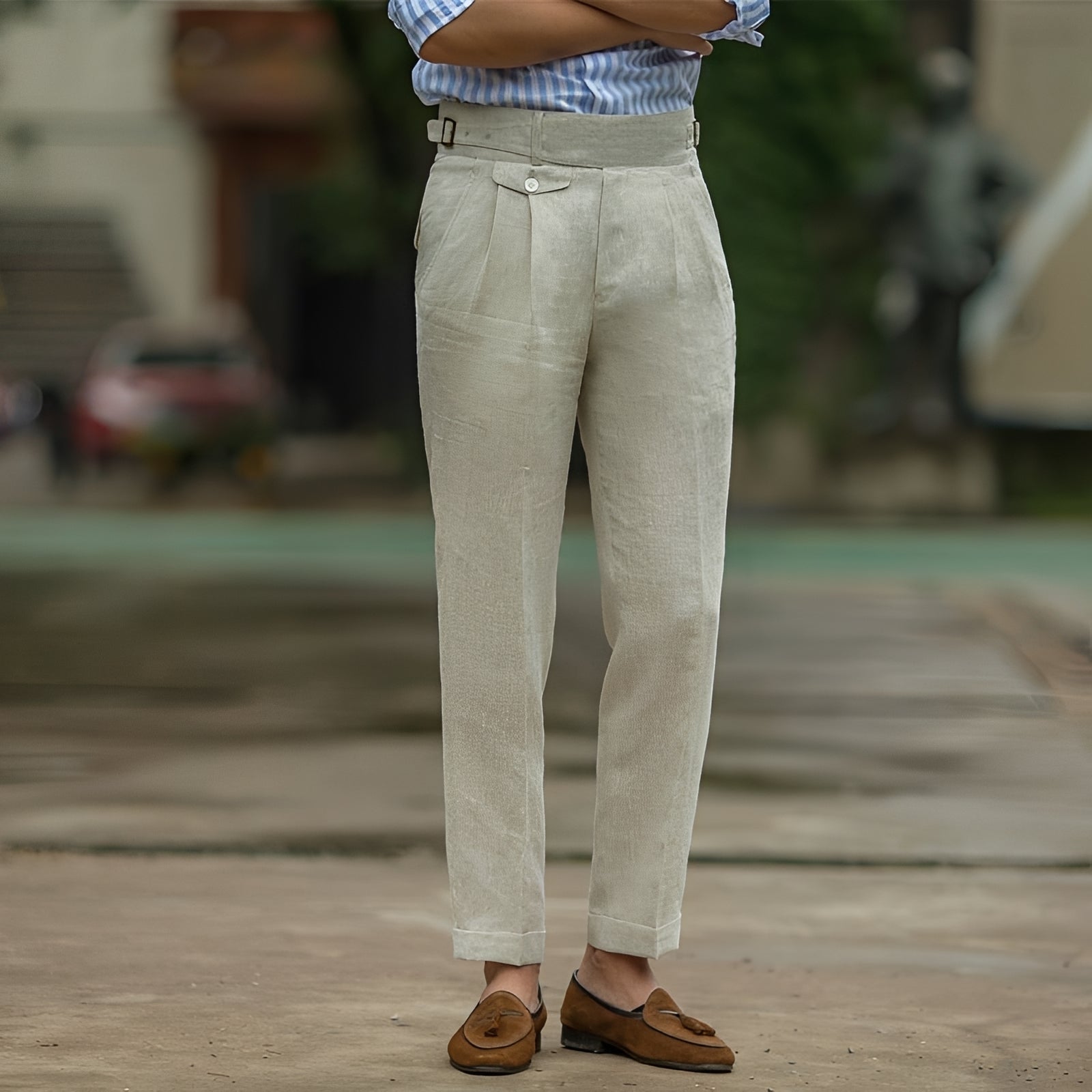 Randall - Hoch taillierte Hose für einen eleganten Look