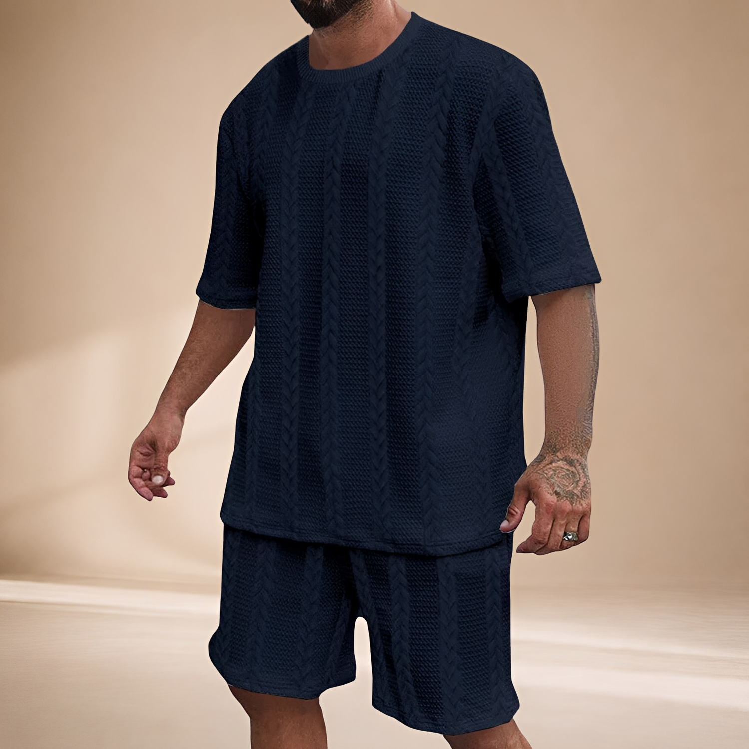 Johnston - Bequemes Set mit Oberteil und Shorts