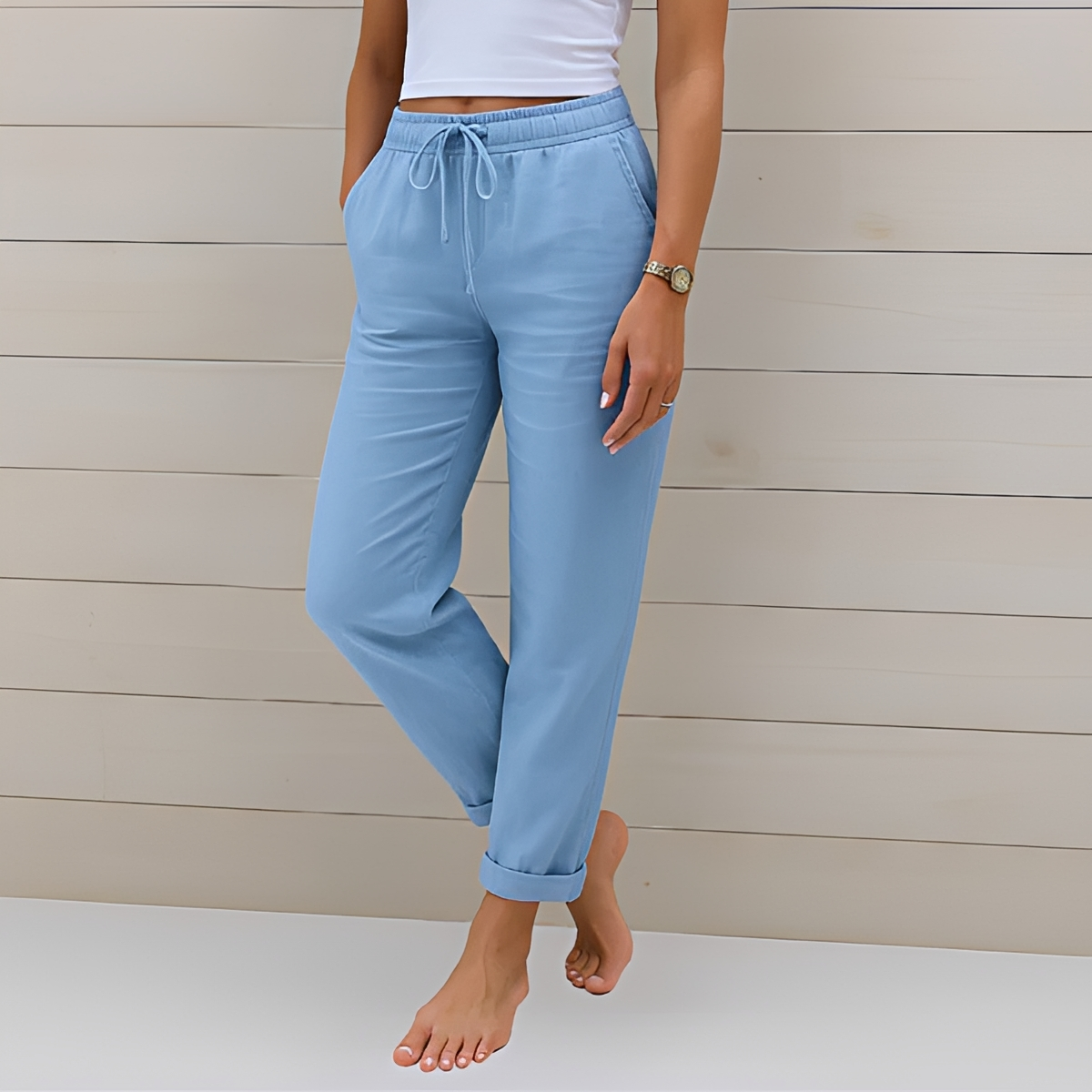 Audrey - Gemütliche Hosen mit Kordel