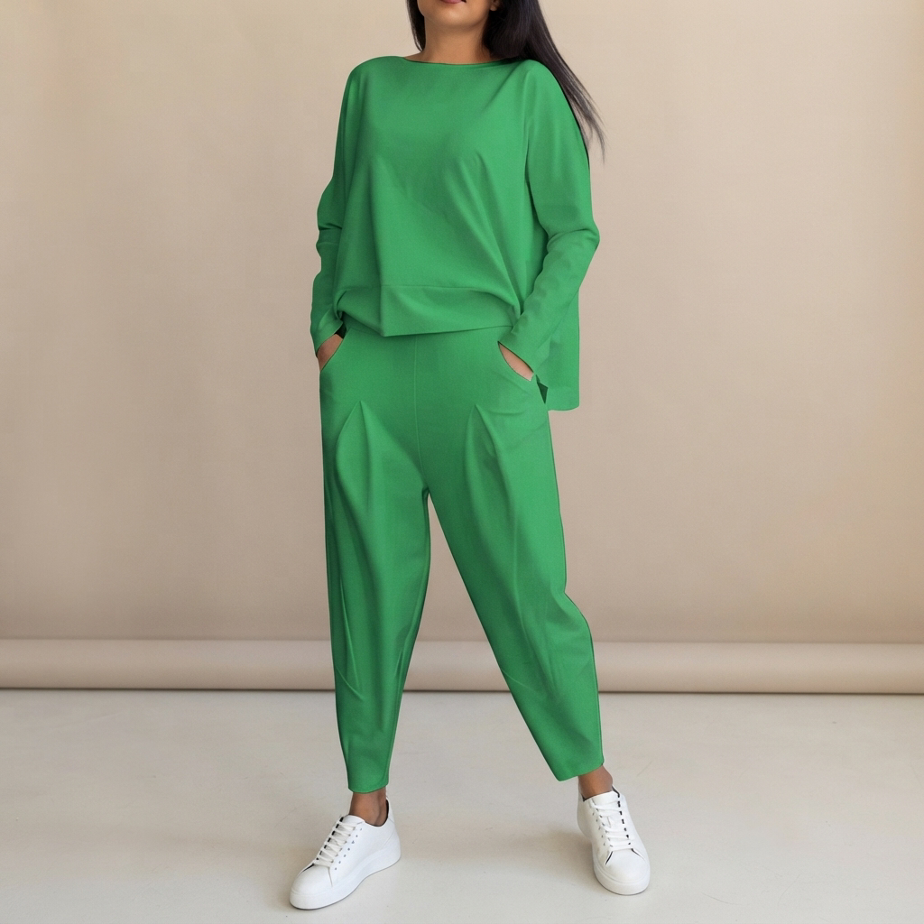 Emilyn - Bequemes Set mit lockerer Hose
