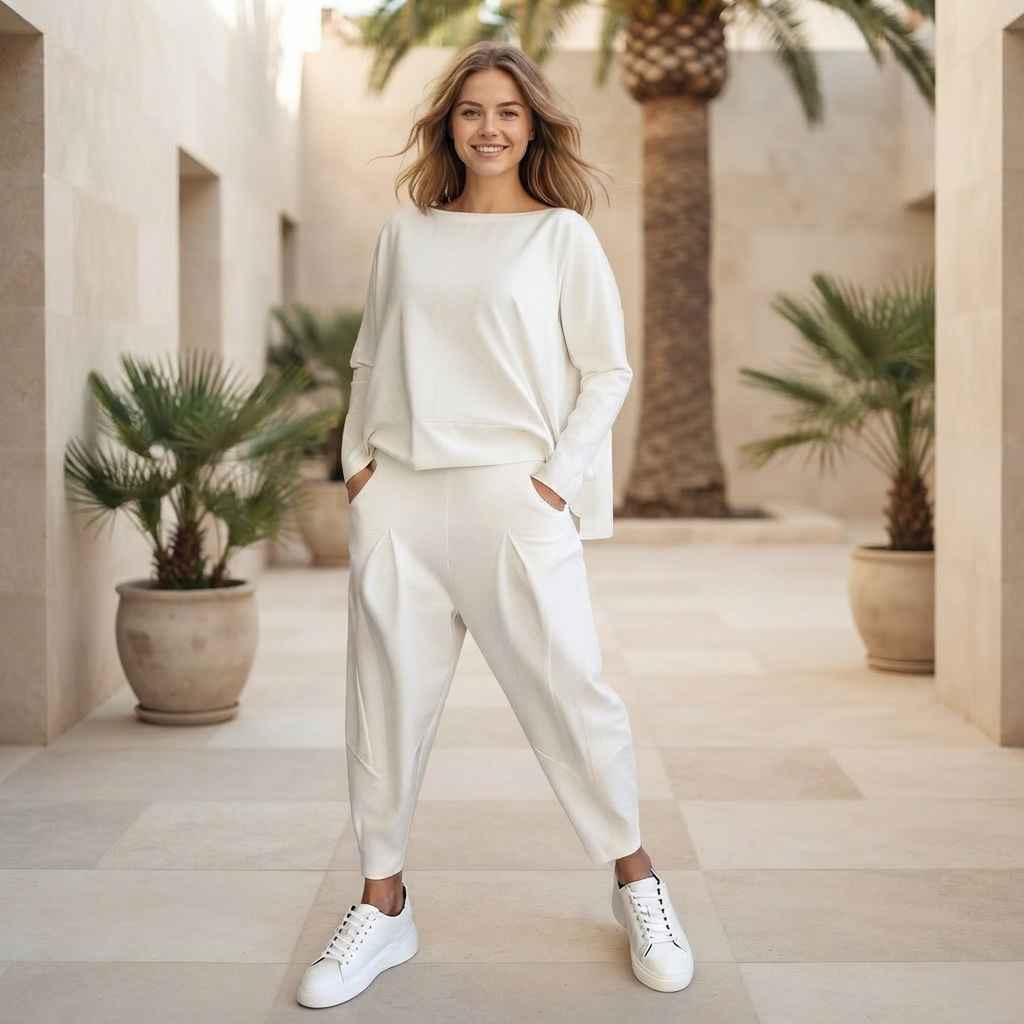 Emilyn - Bequemes Set mit lockerer Hose