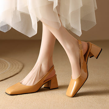 Kristen - Stilvolle Schuhe mit eckigen Absätzen