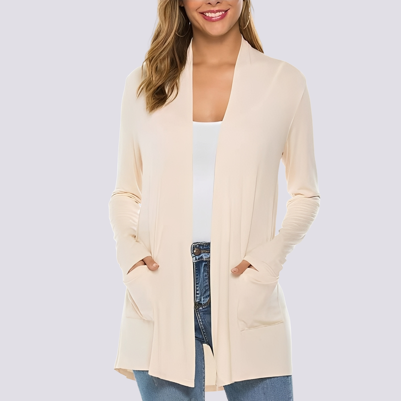 Bertha - Komfortable Jacke mit langen Ärmeln