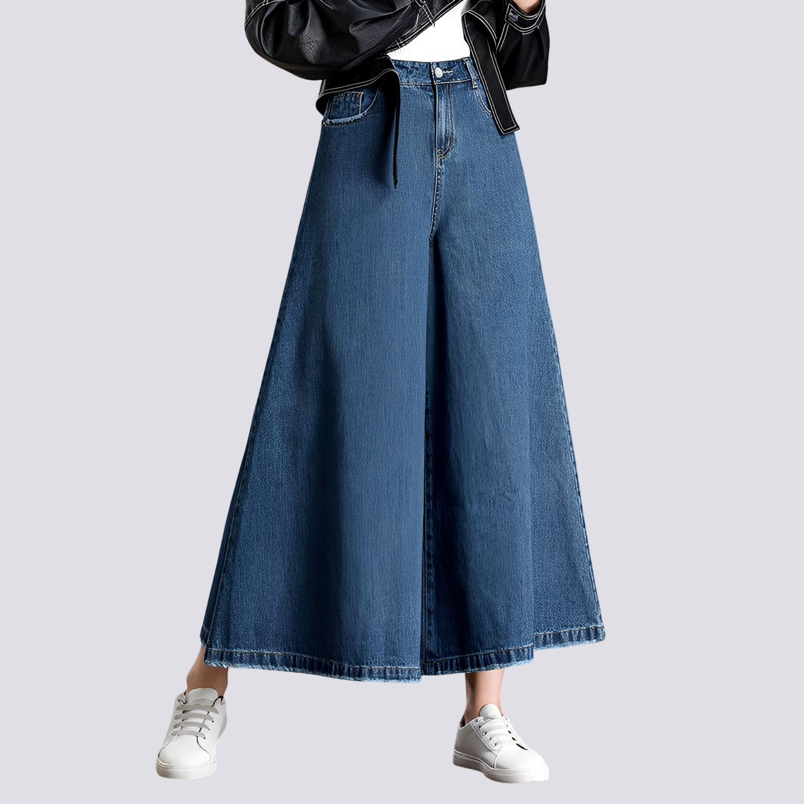 Cassie - Stylische Damenjeans mit weitem Bein
