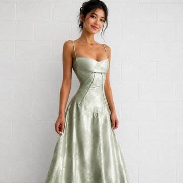 Sandra - Elegantes Enges Maxikleid