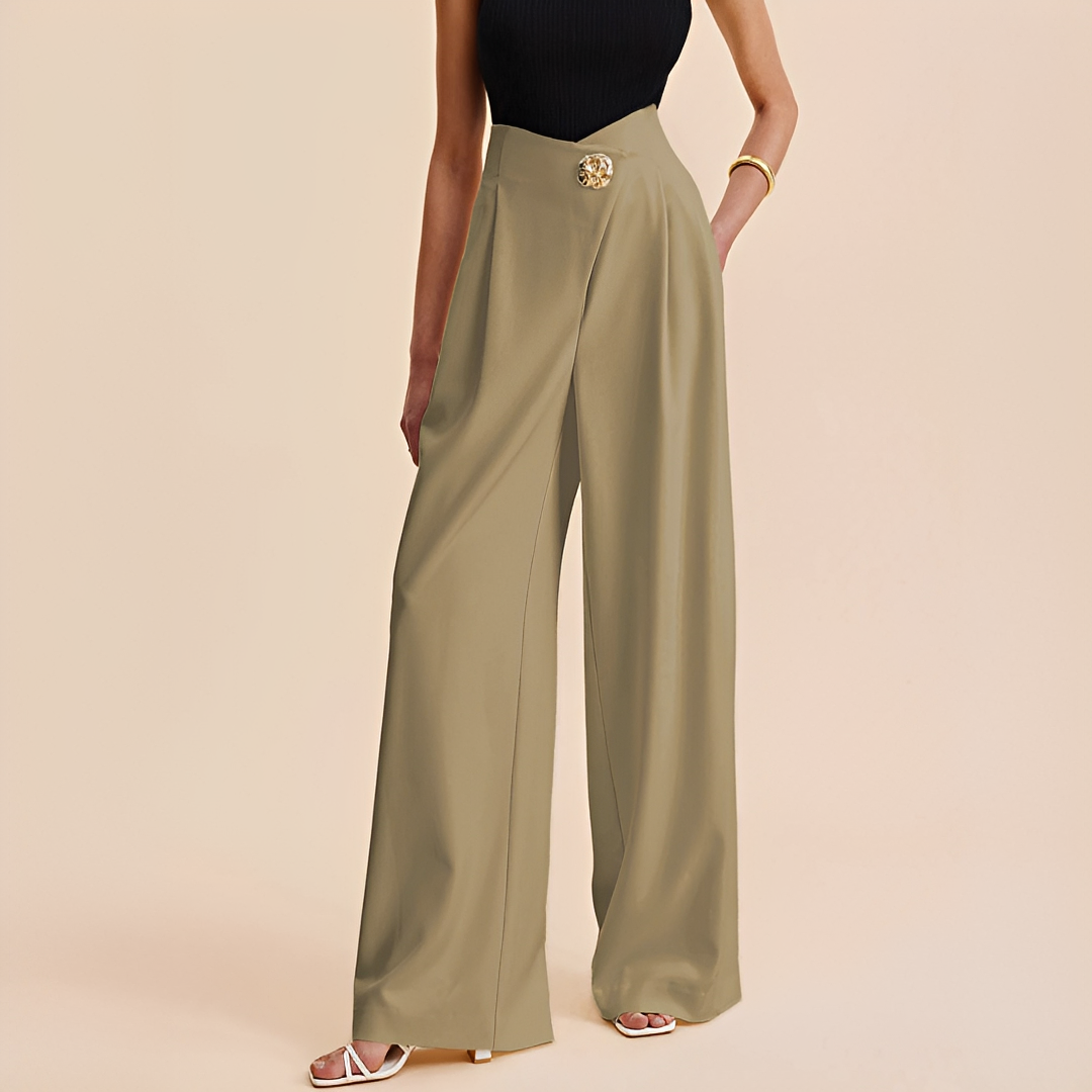 Joyce - Weite Hose mit hohem Bund