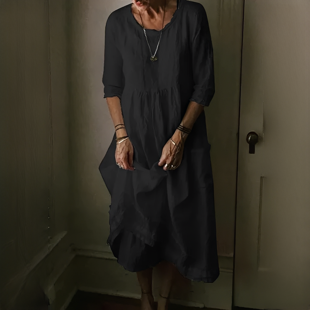 Aimee - Angenehmes Plisseekleid