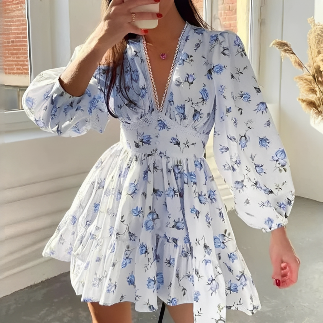 Jessamin - Schickes Sommerkleid mit Blumenmuster für Damen
