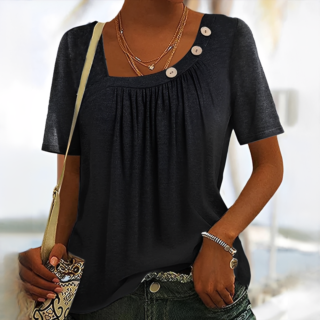Joanne - Elegante Bluse mit Knöpfen
