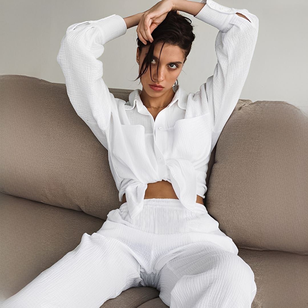 Lucille - Lässiges Zweiteiler-Set mit Hose