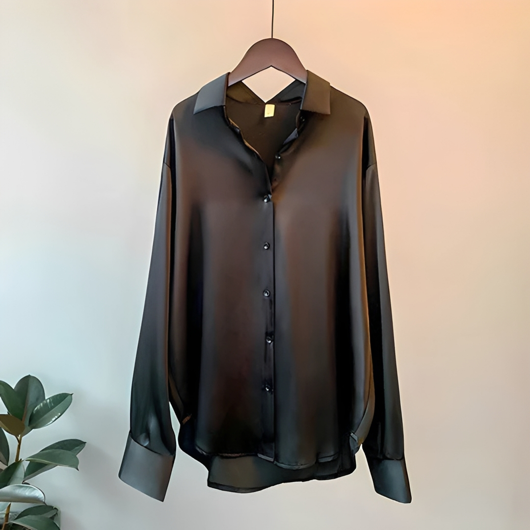 Zaniyah - Schimmerndes Langarmshirt