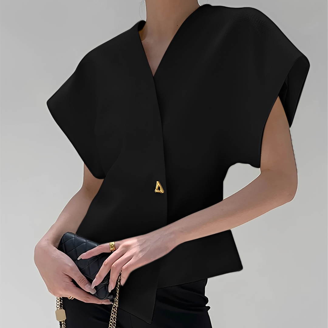 Ariella - Modische V-Ausschnitt Bluse