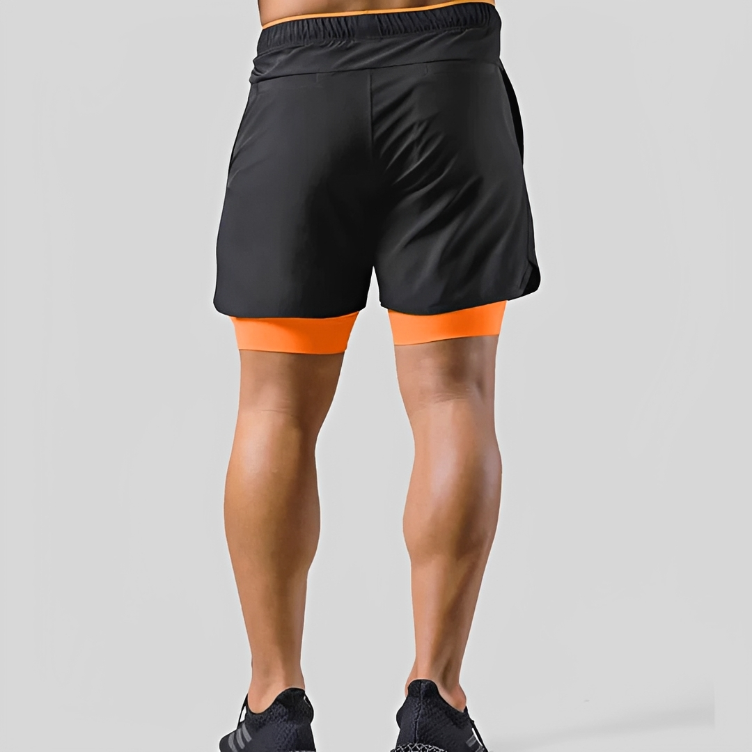 Steven - Männer Shorts - Zweilagig für sportliche Aktivitäten
