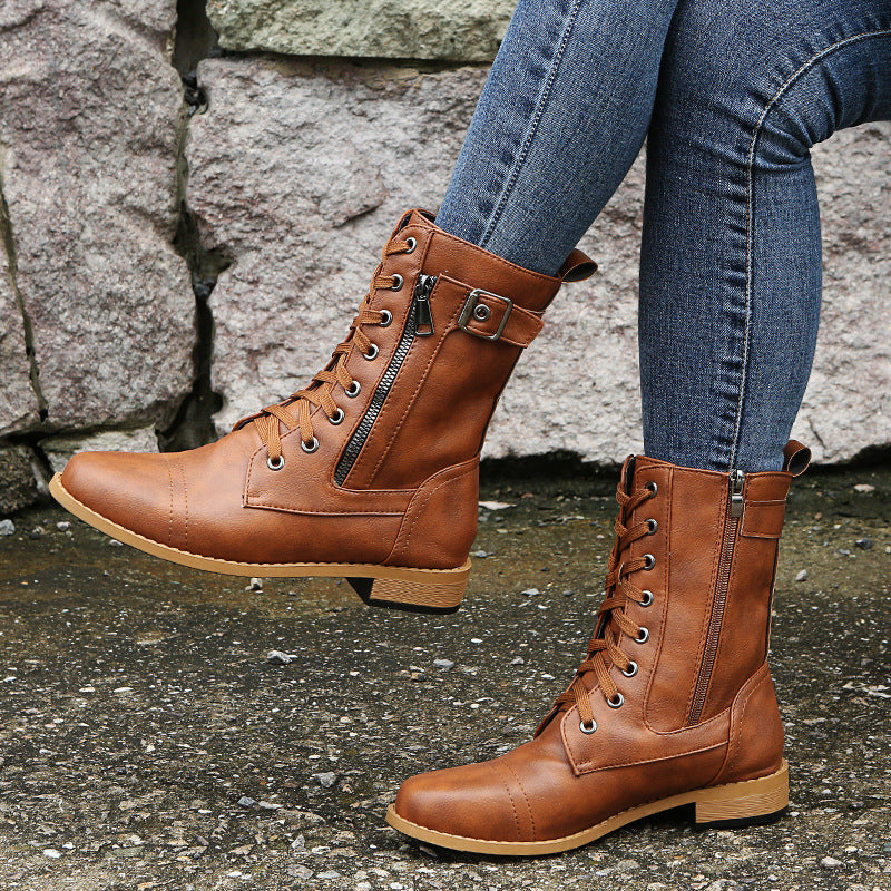 Katerina - Elegante Stiefel mit kleinem Absatz