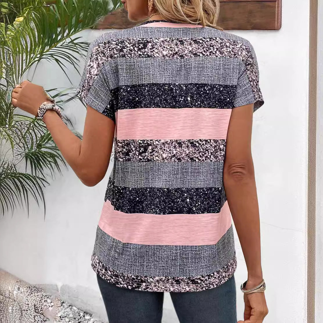 Poppie - Schicke gestreifte Bluse