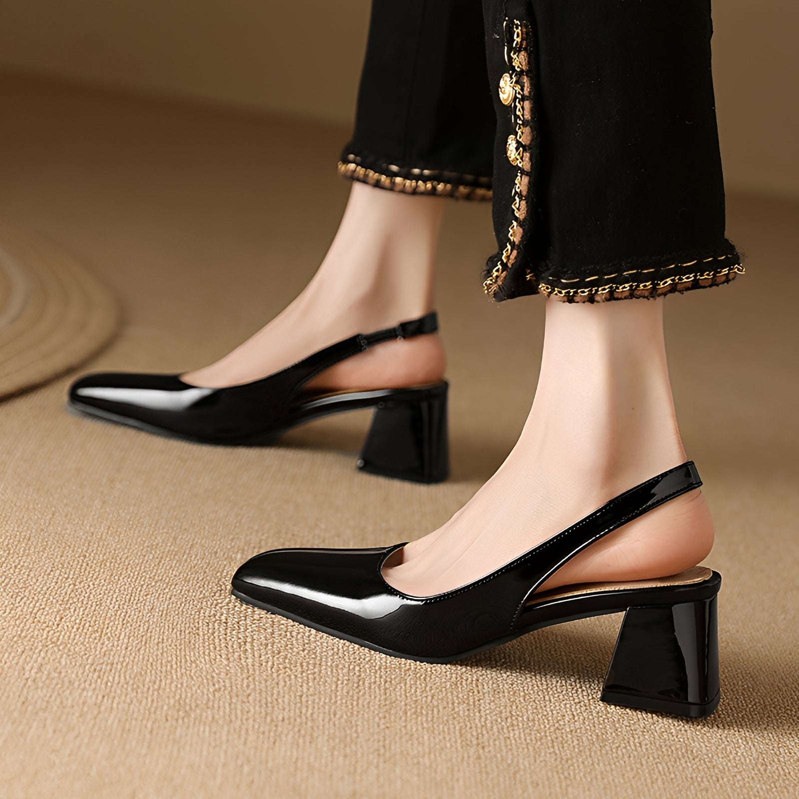 Kristen - Stilvolle Schuhe mit eckigen Absätzen