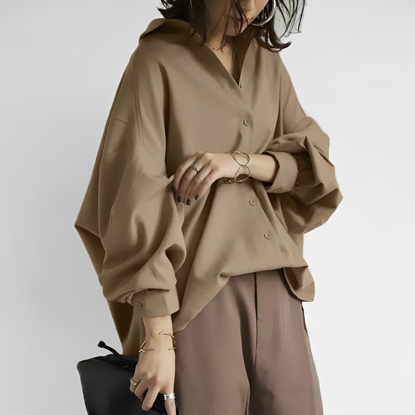 Brittney - Komfortable Oversize-Bluse