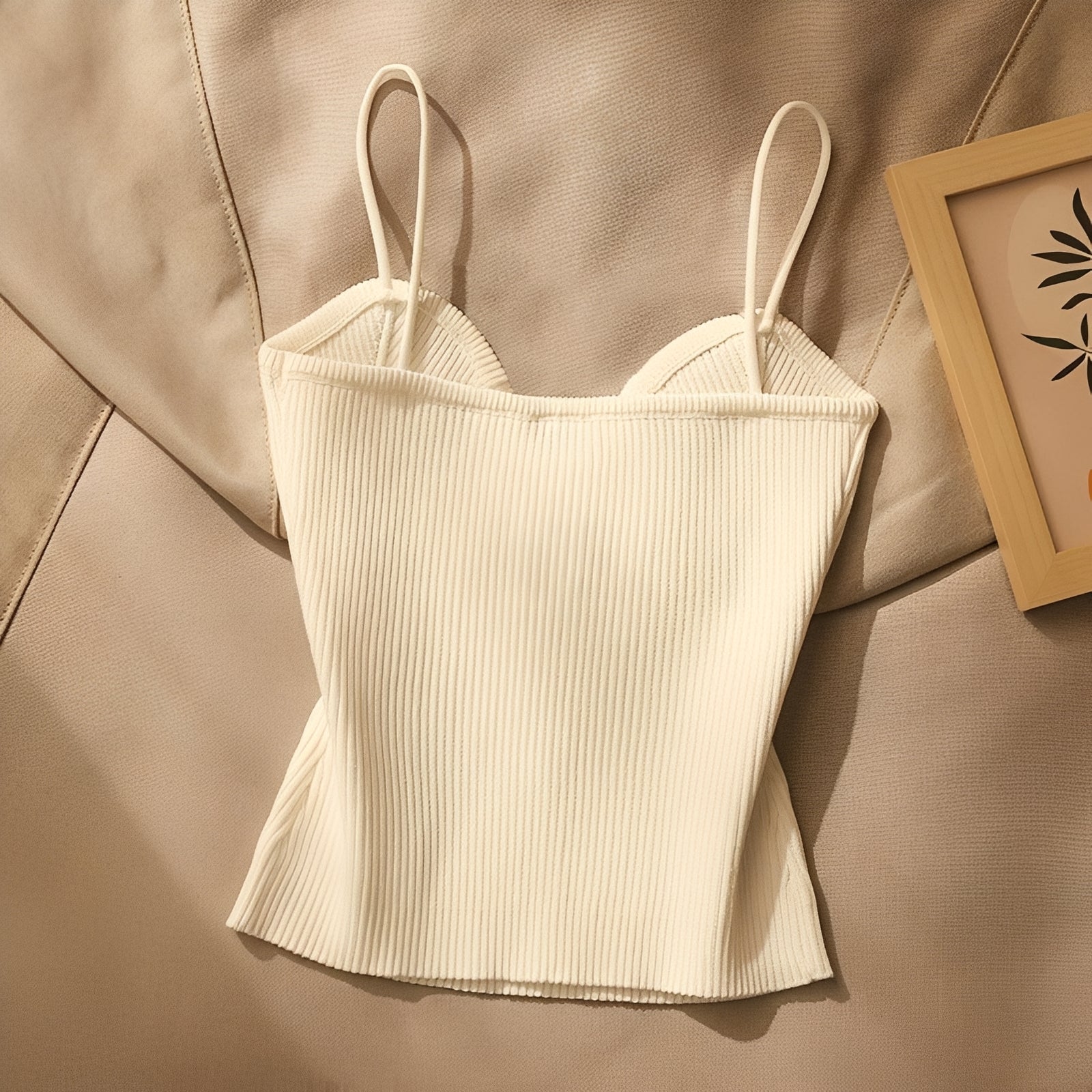 Ameera - Elegantes Geripptes Korsett-Top