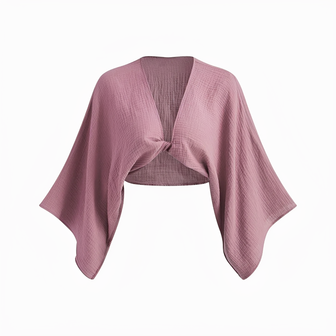 Arabella - Elegante Bluse mit Knotenfront