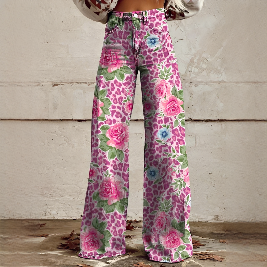 Shannon - Trendige Hose mit weitem Bein