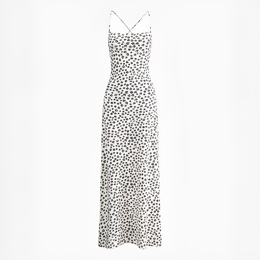 Emily - Fließendes langes Kleid mit Trägern