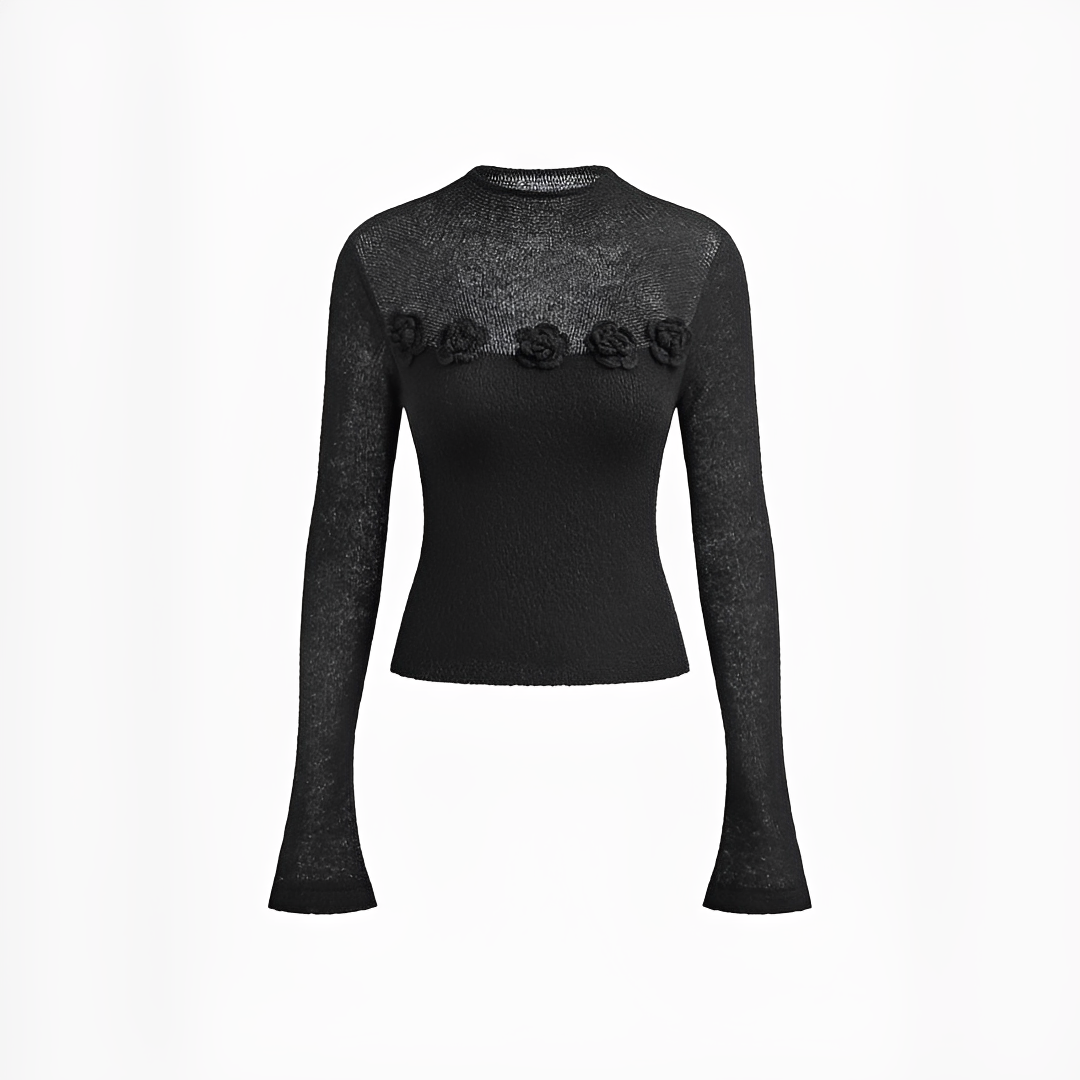 Izza - Chic Rundhals-Oberteil
