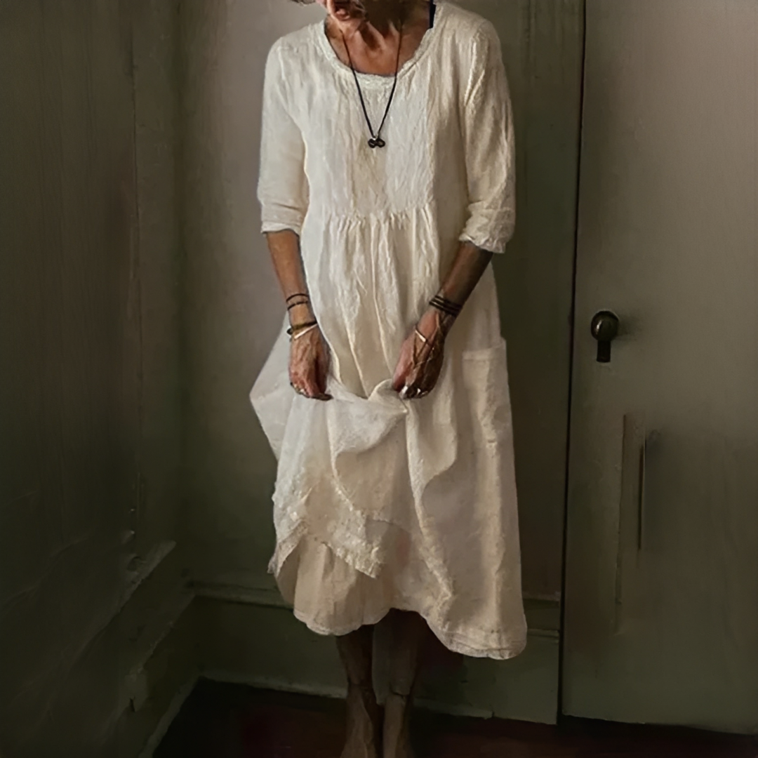 Aimee - Angenehmes Plisseekleid