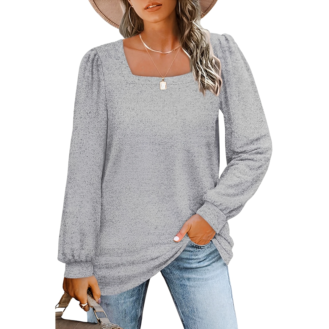 Jaylin - Elegantes Top mit eckigem Ausschnitt